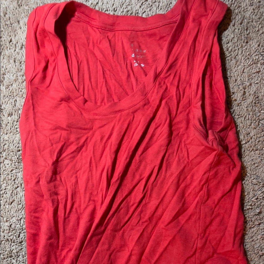 Orange, Large a new day sleeveless top